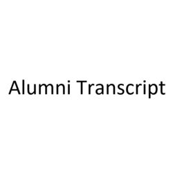 Alumni Transcript Product Image